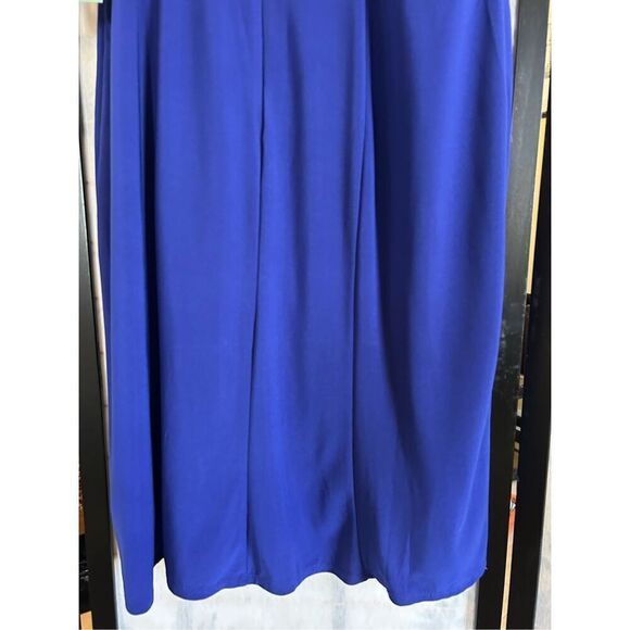 Scarlett Sapphire Blue Rhinestone Cut Out Sleeveless lined Shift Dress NWT Sz 10 - Picture 6 of 11